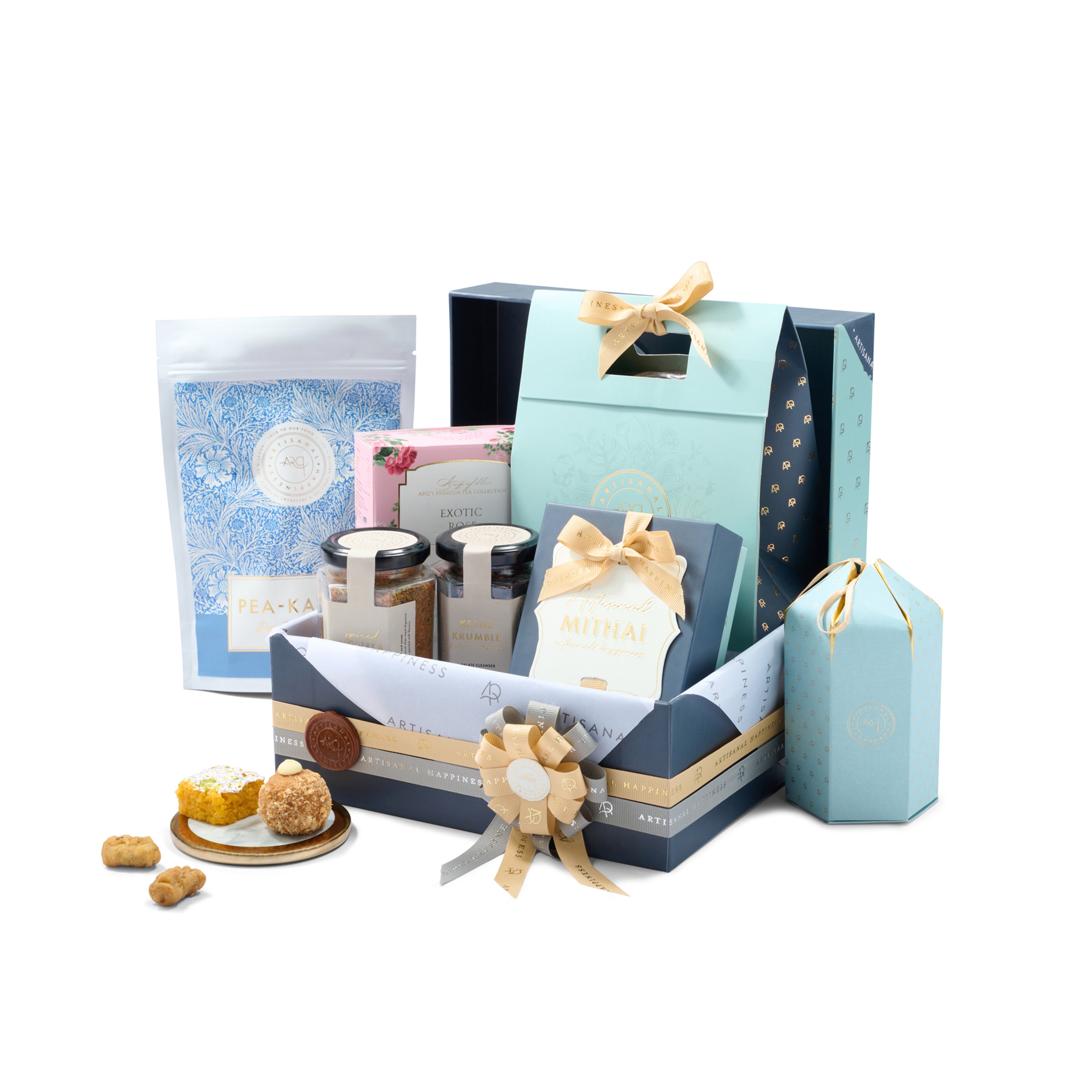 Medium Blue Open Hamper