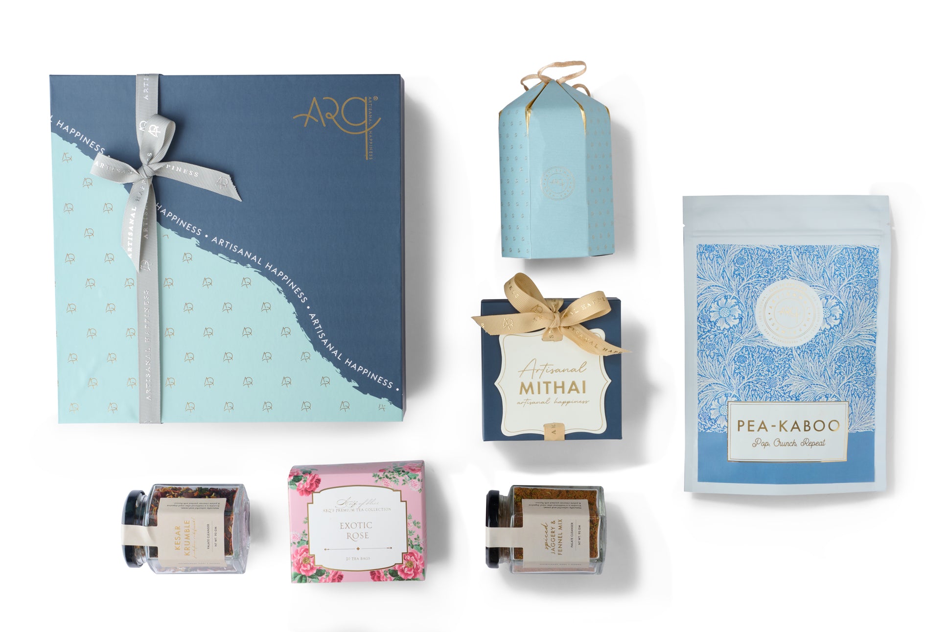 Medium Blue Close Hamper