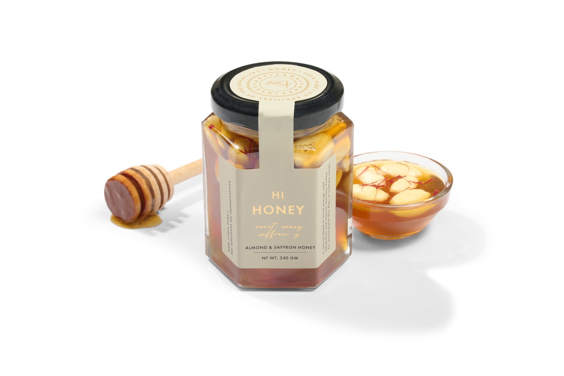 Almond & Saffron Honey
