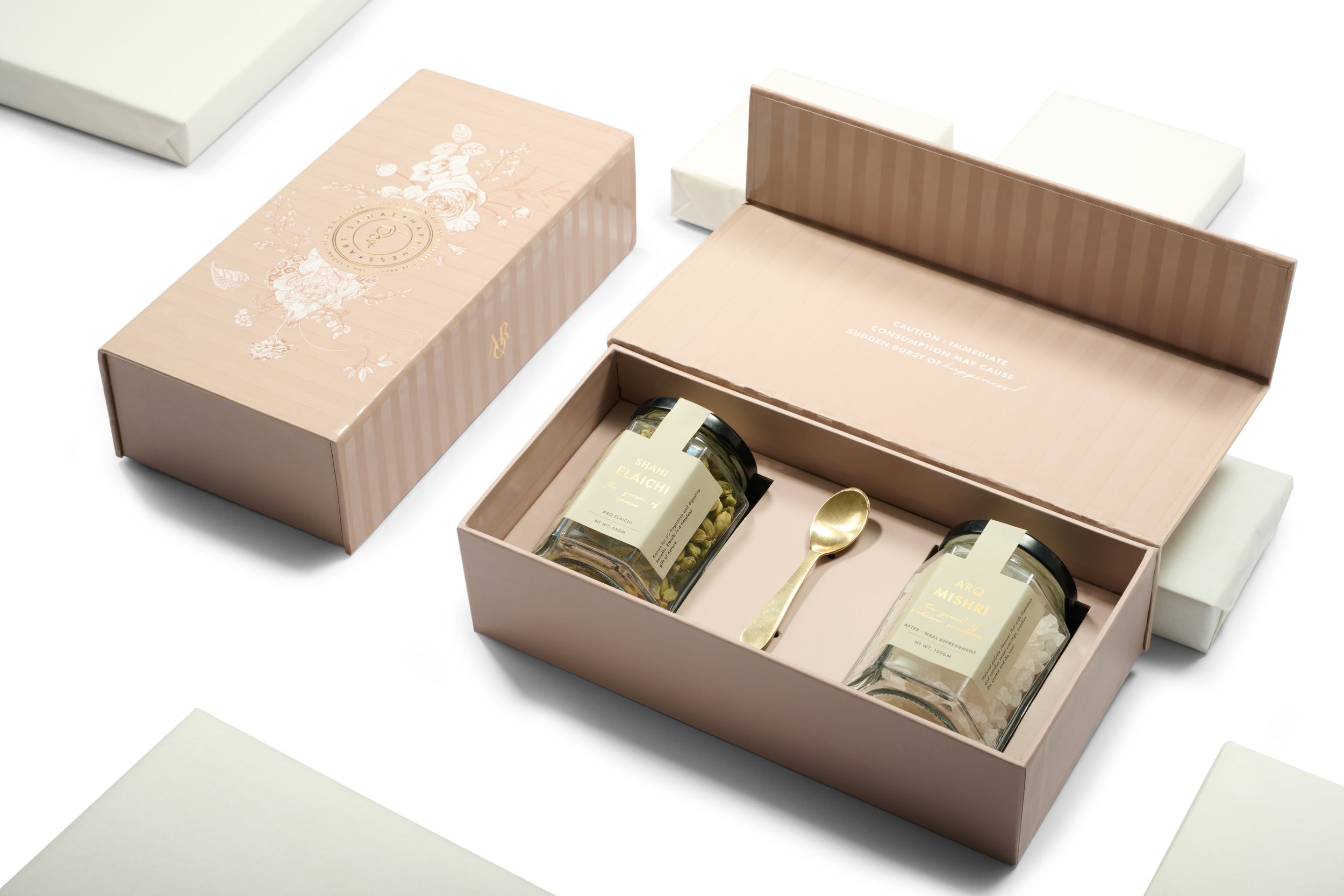 Mag Flip Box - 2 Jar with Mishri & Elaichi