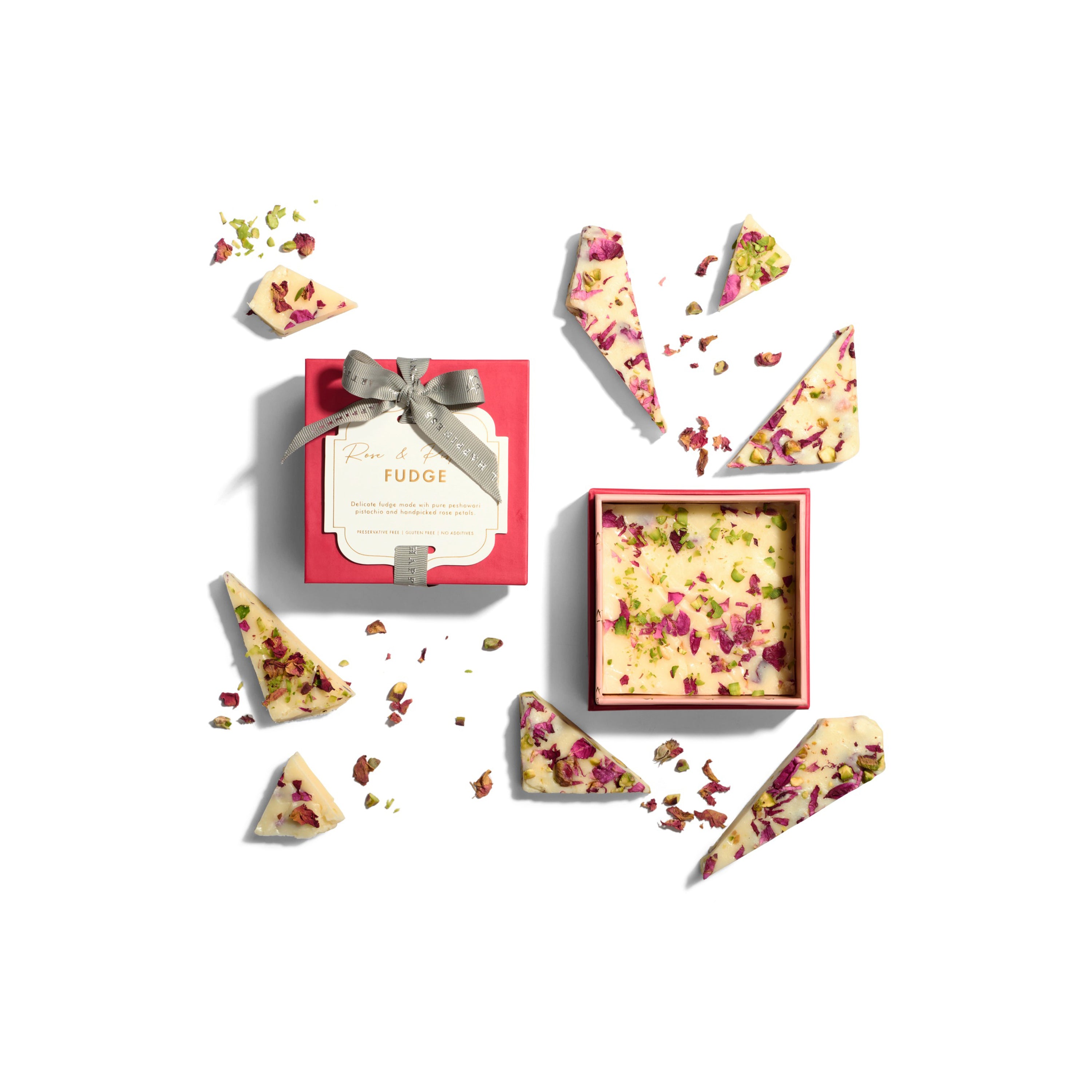 Rose & Pistachio Fudge