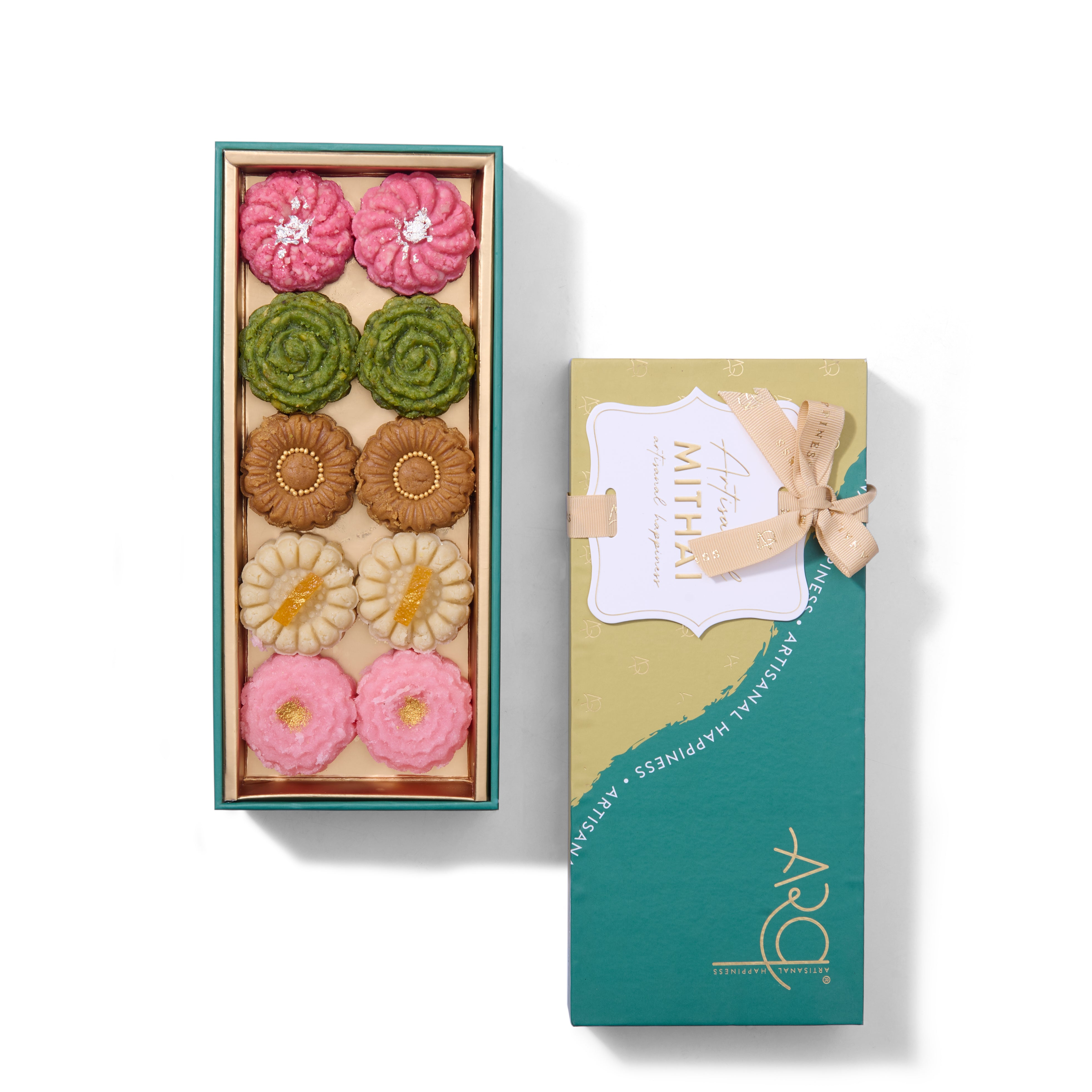 Tenner 10pc Assorted Floral Mithais