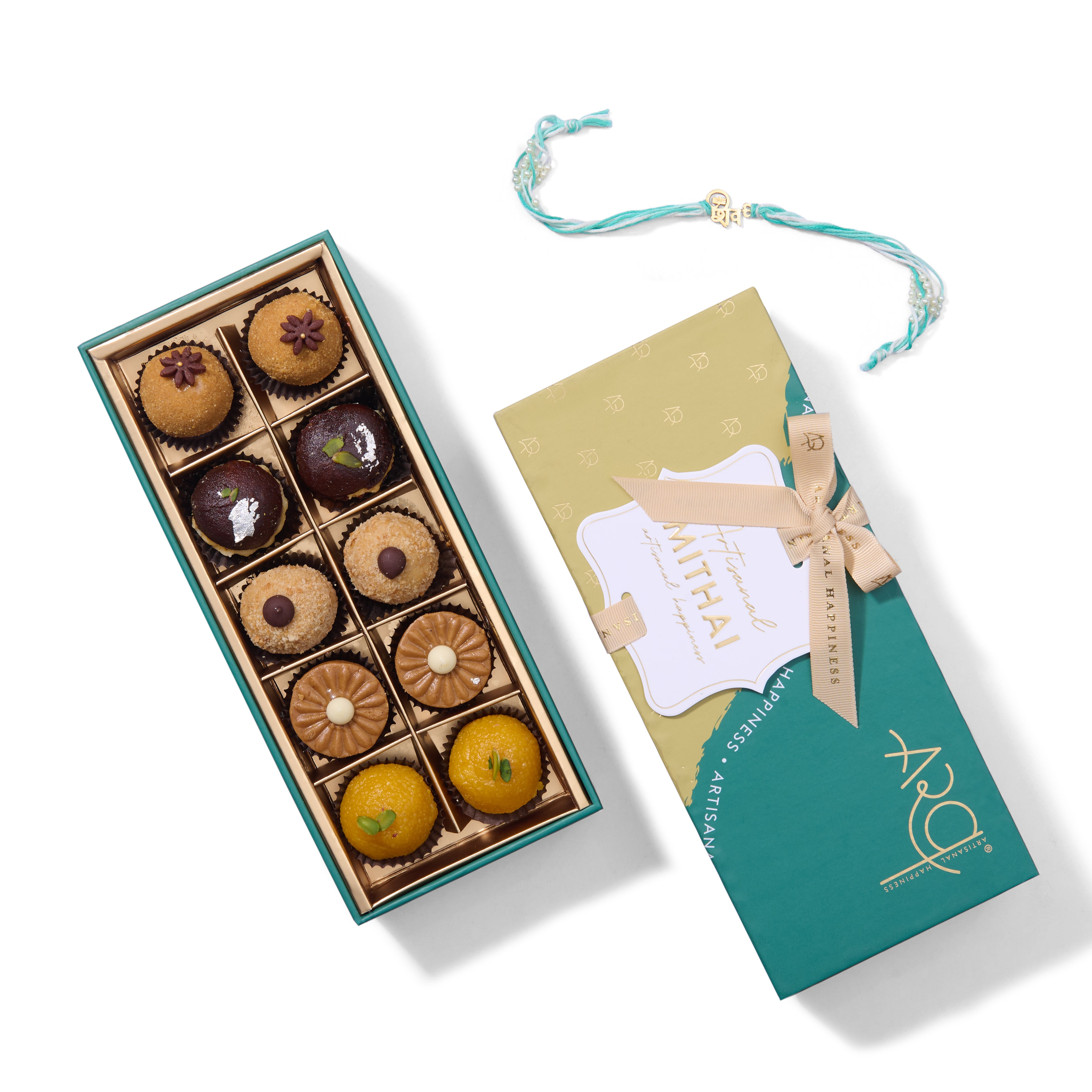 Tenner 10pc Assorted Mithais with Rakhi