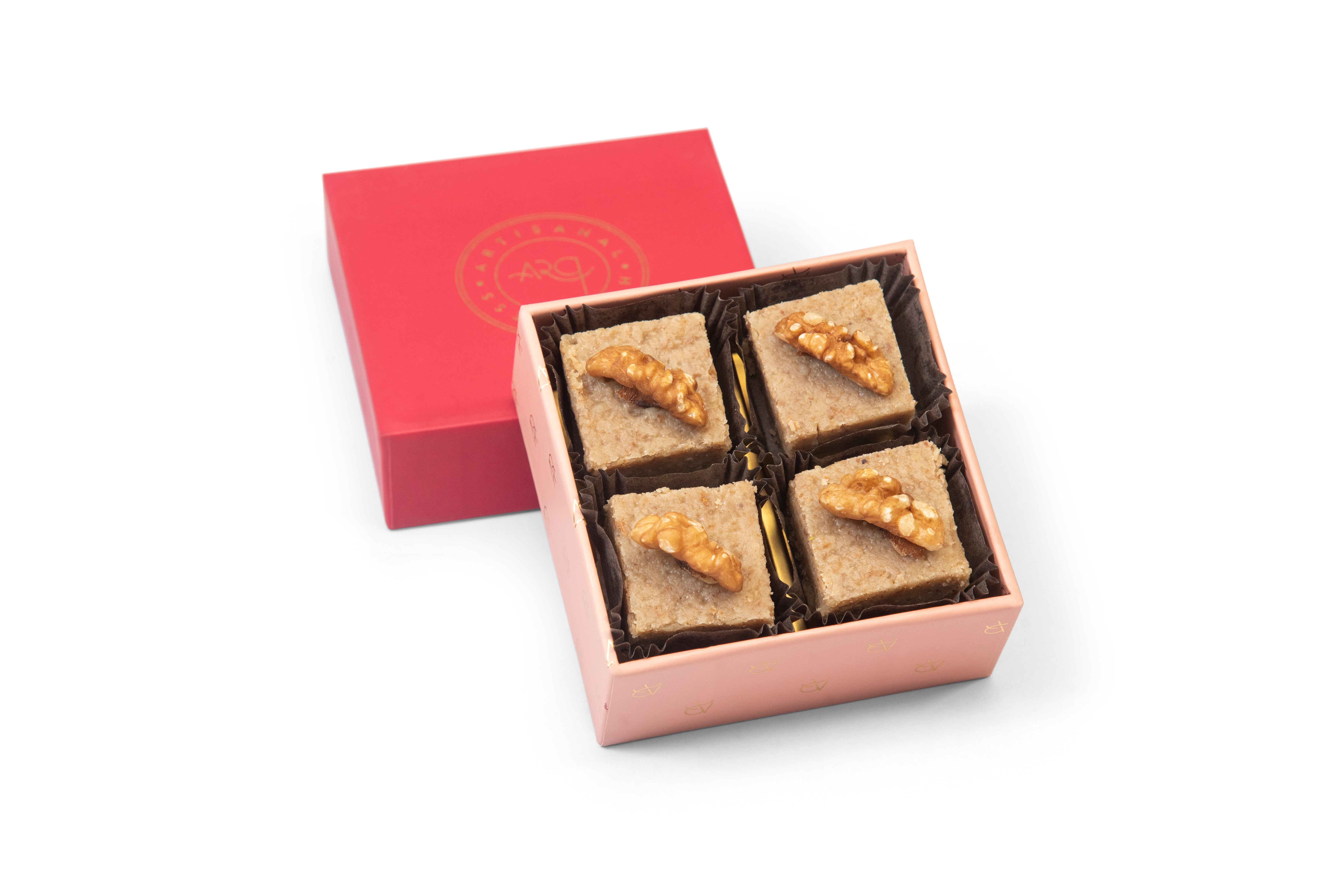 Petite 4Pc Walnut Barfi