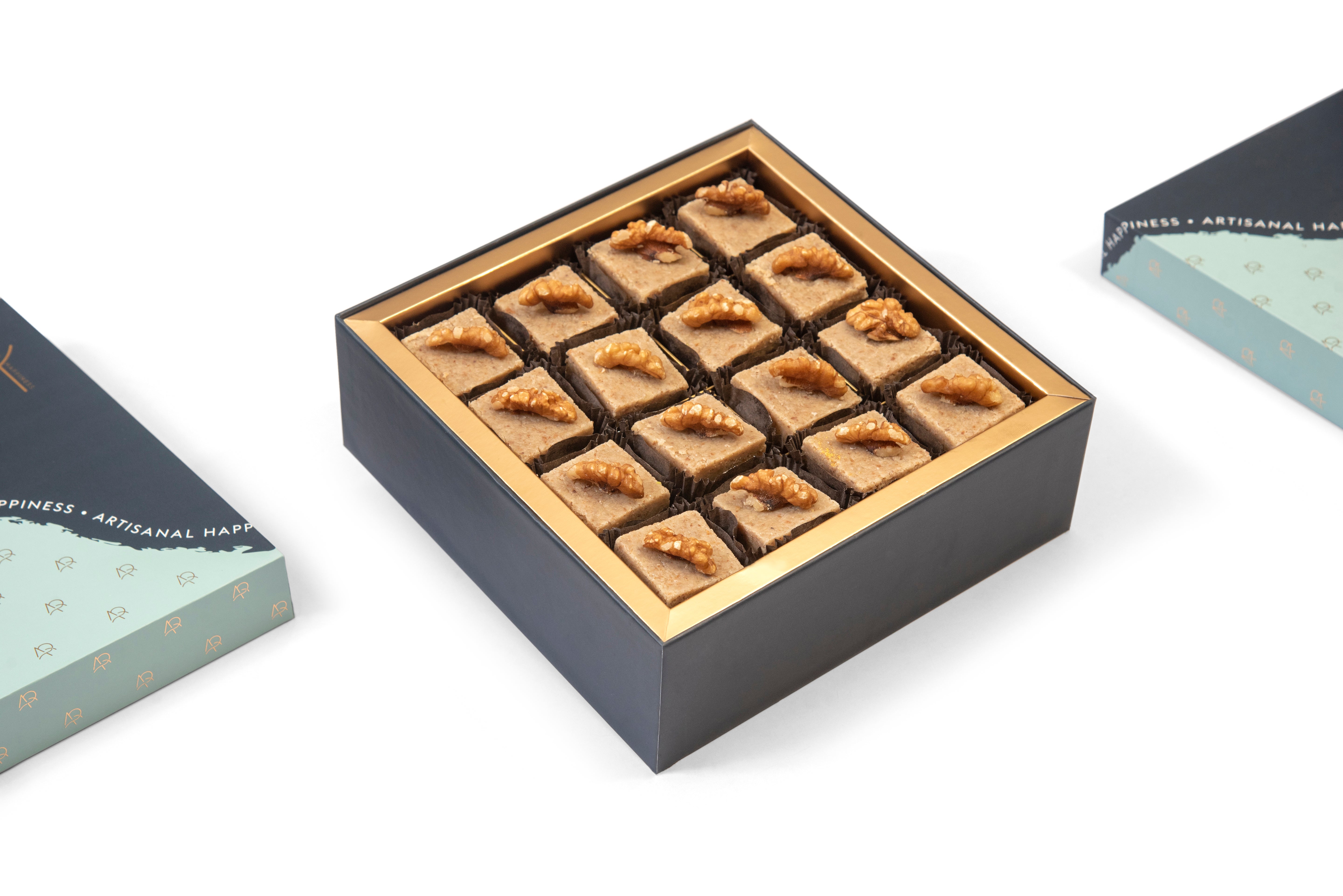 Sweet 16 Pc Walnut Barfi