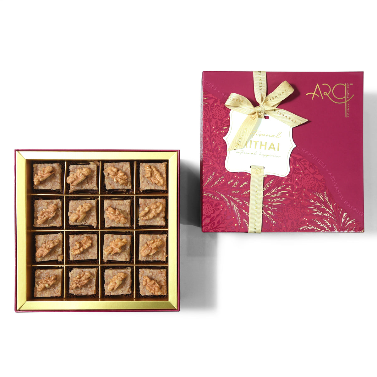 Sweet 16pc Walnut Barfi