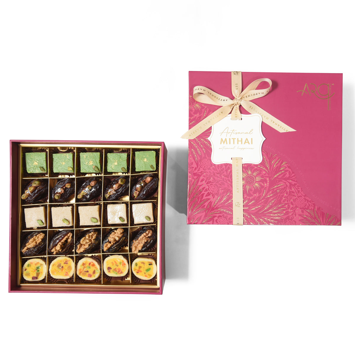 Premium Trunk 25pc Mithai & Dates Box