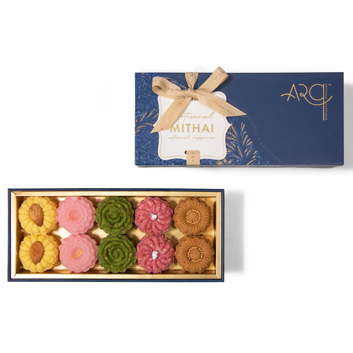 Tenner 10pc Assorted Floral Mithais
