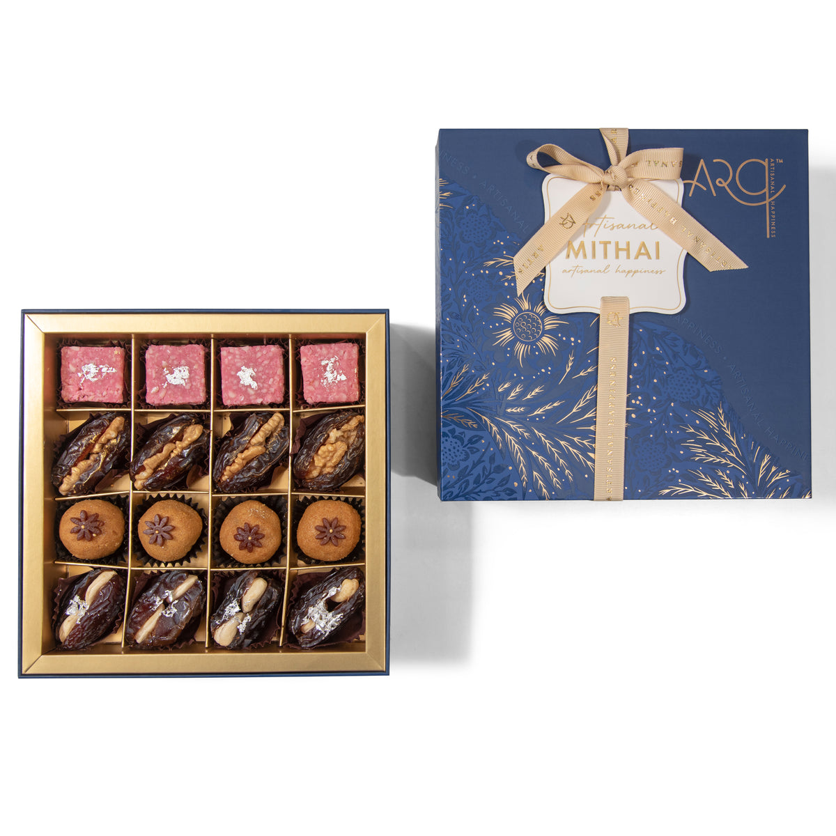 Sweet 16pc Signature Mithai & Dates Box