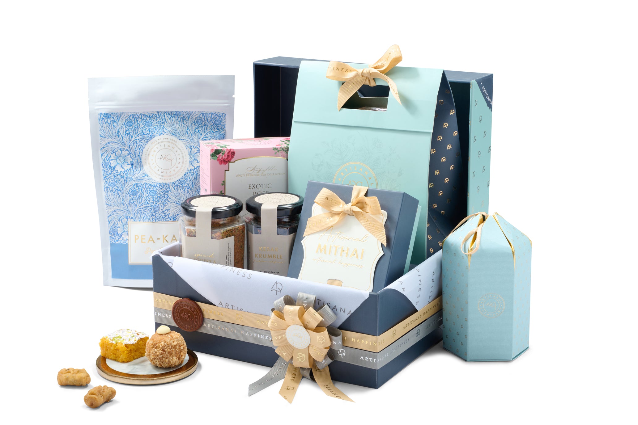 Medium Blue Open Hamper