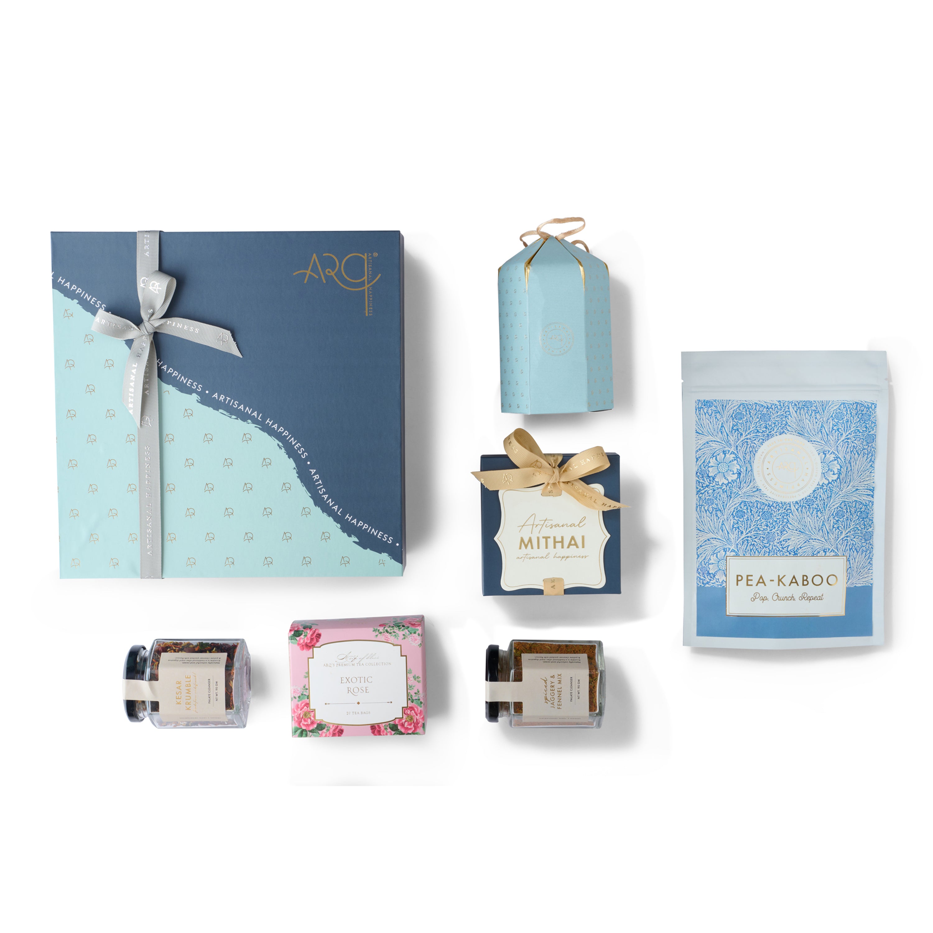 Medium Blue Close Hamper