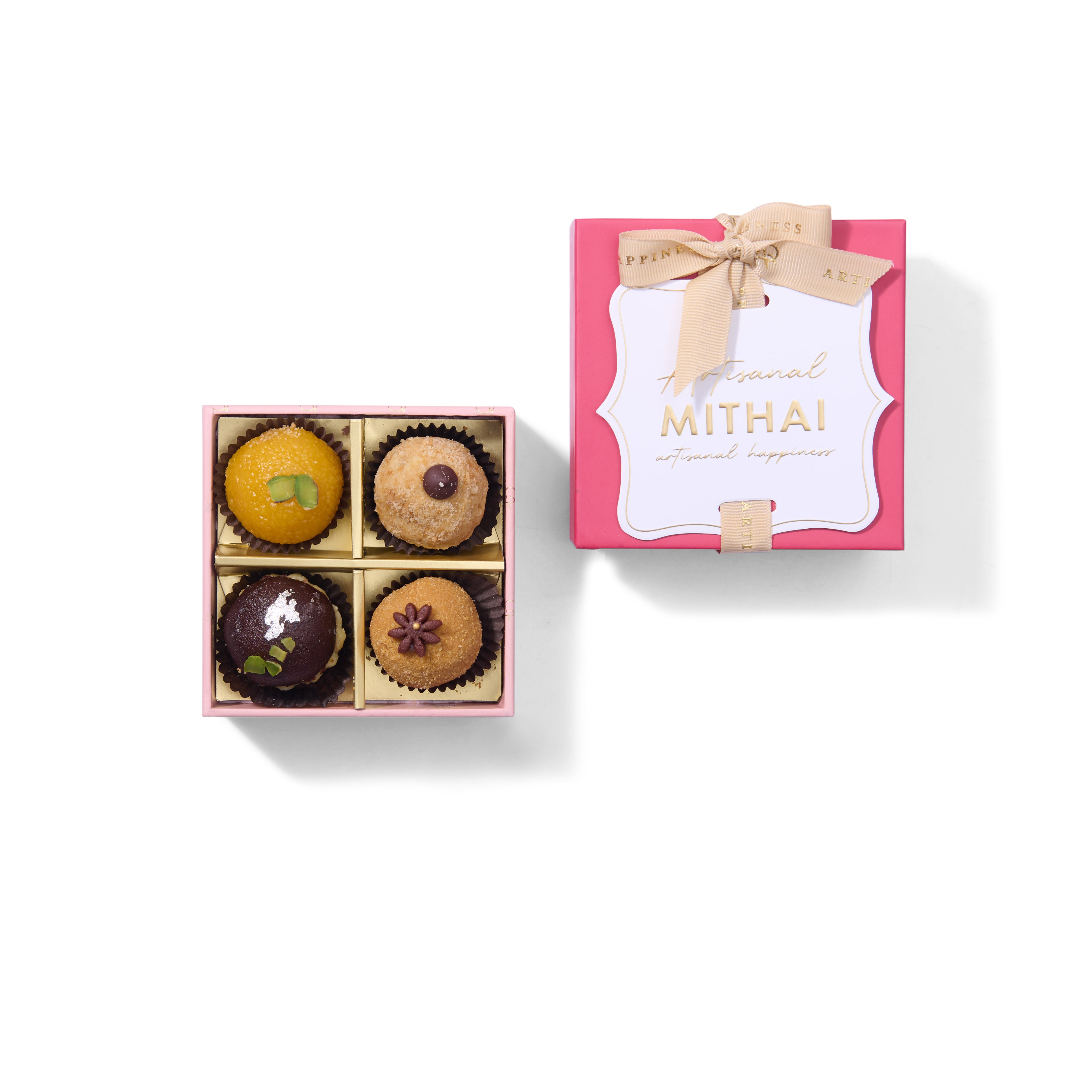 Petite 4pc Assorted Mithais