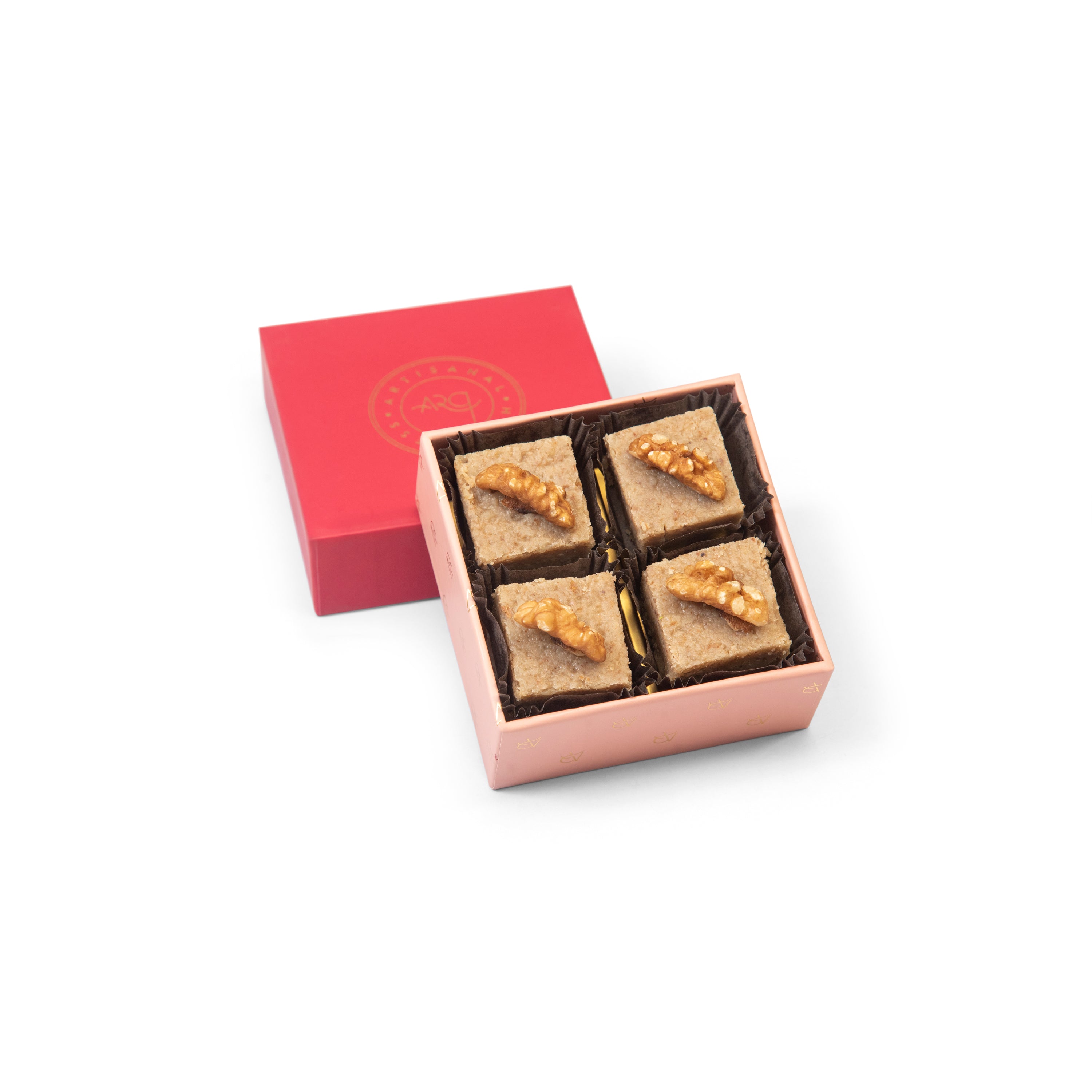 Petite 4Pc Walnut Barfi