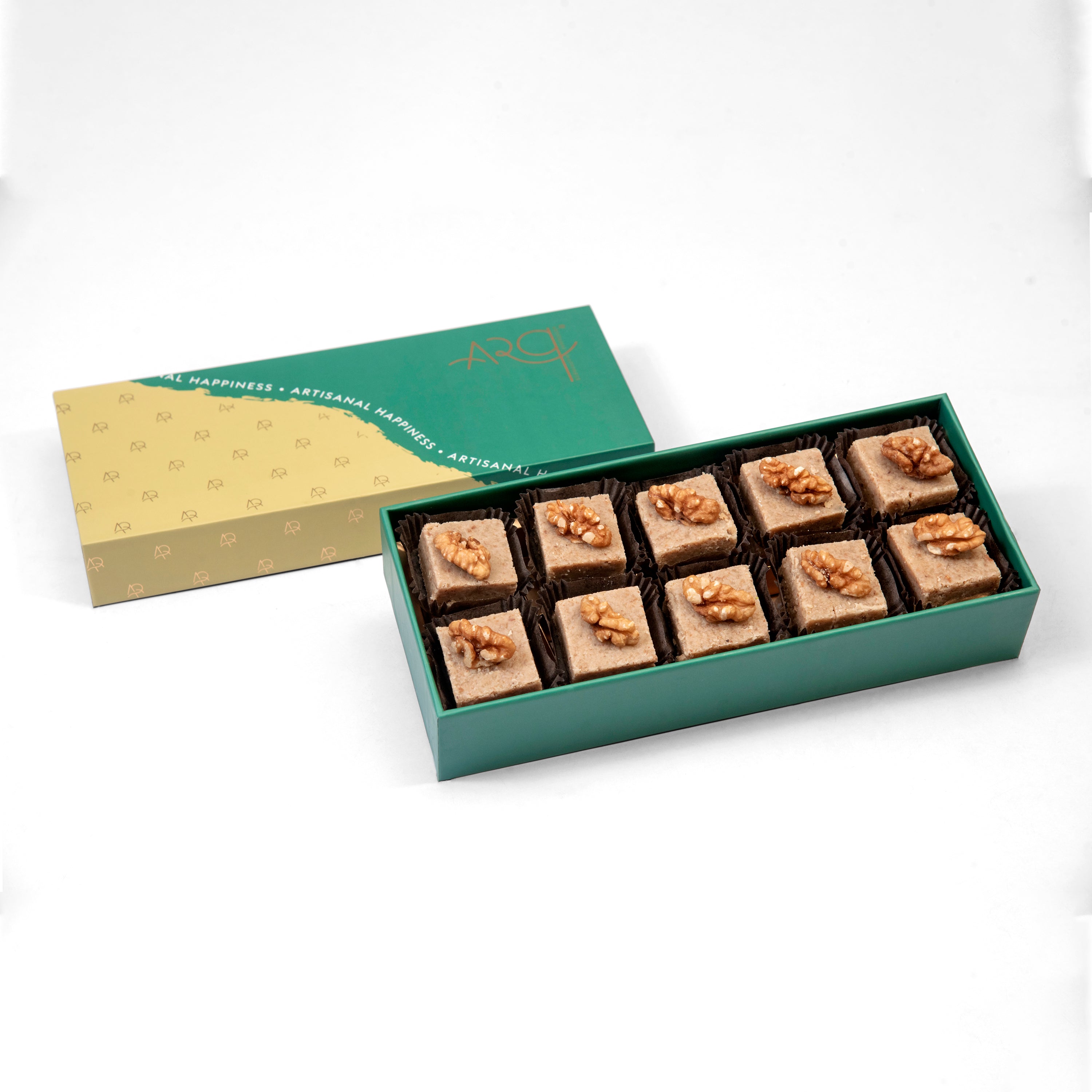 Tenner 10 Pc Walnut Barfi Box