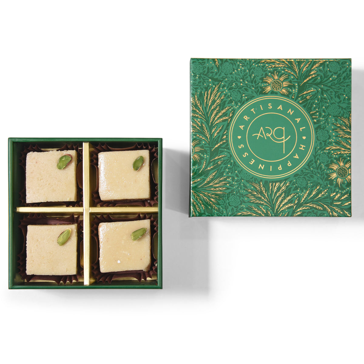 Petite 4pc Cashew & Fig Barfi
