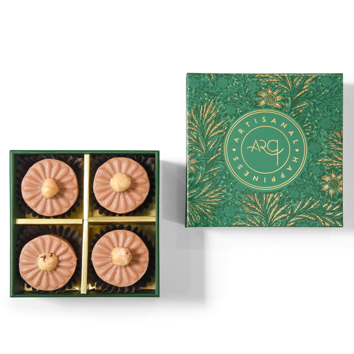 Petite 4pc Hazelnut Pedha