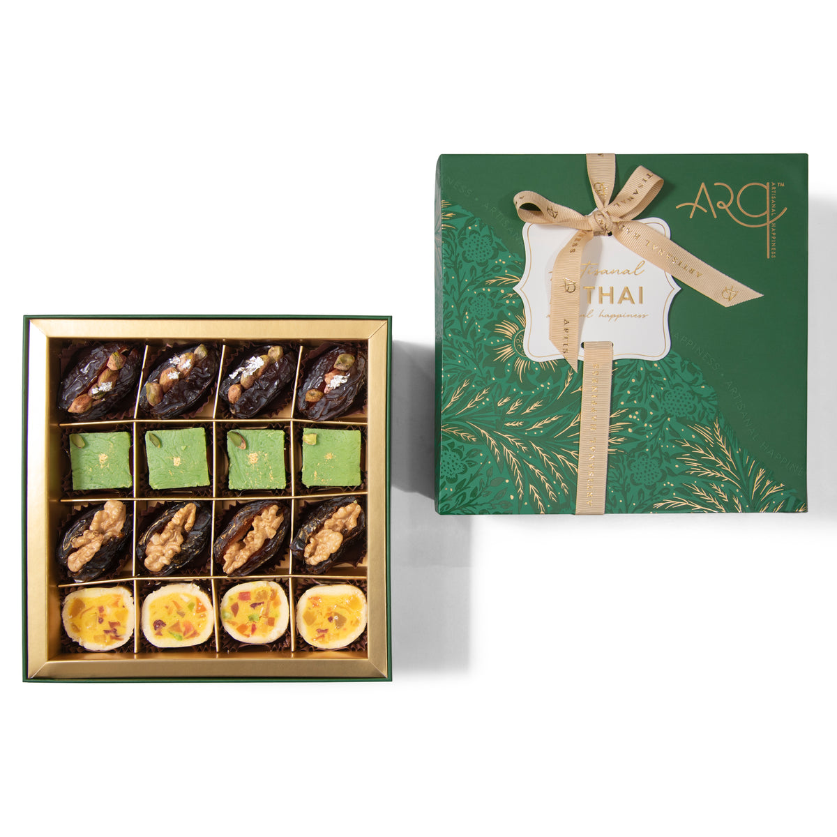 Premium Sweet 16pc Mithai & Dates Box