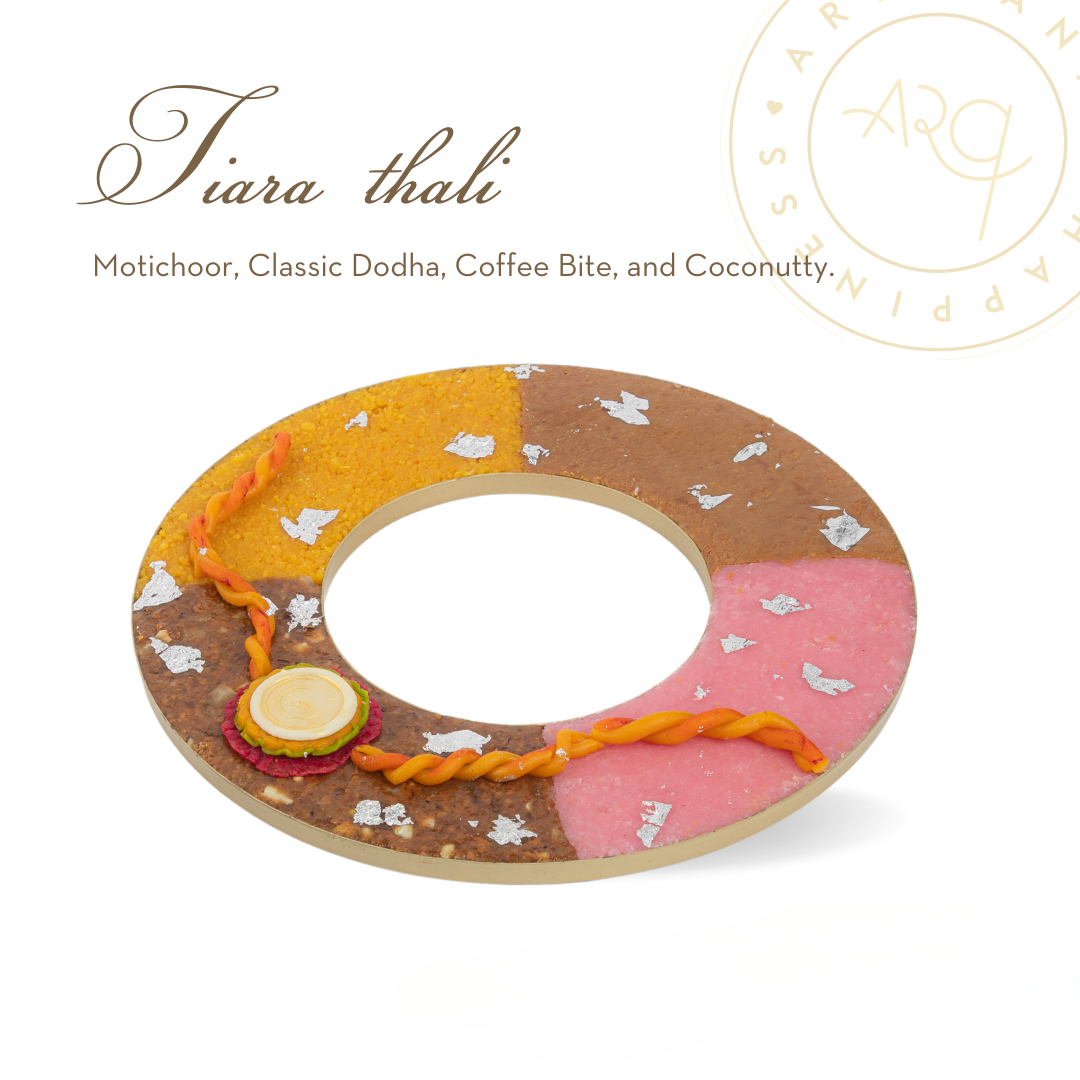 Tiara Thali - 4 Mithai Assortment